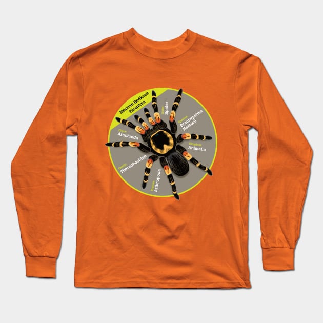 Tarantula Long Sleeve T-Shirt by Rosado